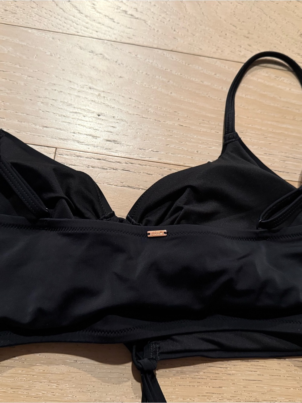 NWT VS Pink Bikini size large | black wrap bikini resort wear vacation - Picture 7 of 9